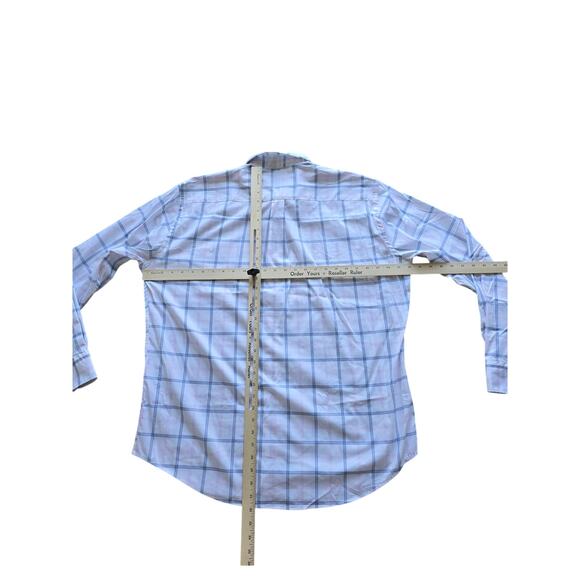 Peter Millar Crown Lite Long Sleeve Button-Down Shirt Men’s XL Stretch business - Picture 5 of 7
